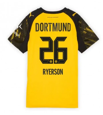Borussia Dortmund Julian Ryerson #26 Hjemmebanetrøje Dame 2025-26 Kortærmet